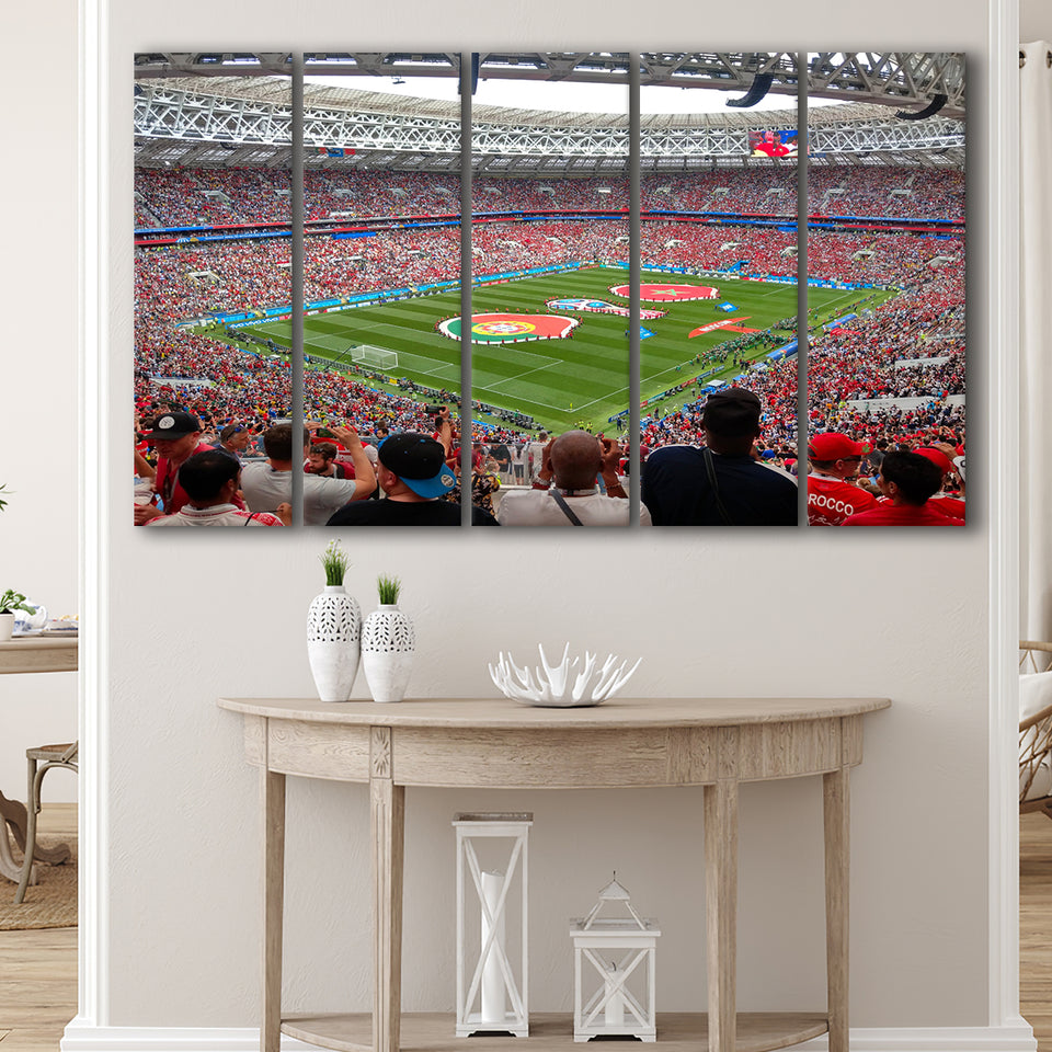 Luzhniki Stadium in Russia, Stadium Canvas, Sport Art, Gift for him, Multi Panels B, Canvas Prints Wall Art Decor