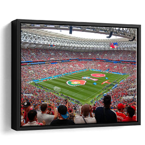 Luzhniki Stadium in Russia, Stadium Canvas, Sport Art, Gift for him, Framed Canvas Prints Wall Art Decor, Framed Picture