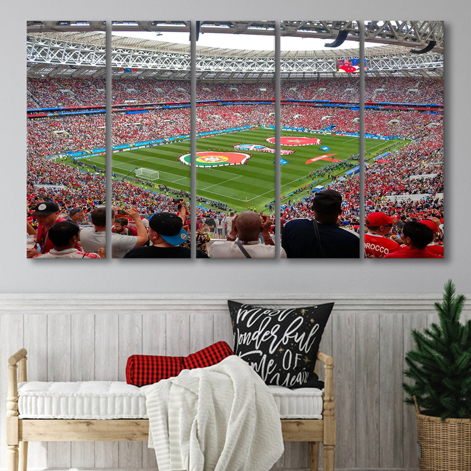Luzhniki Stadium in Russia, Stadium Canvas, Sport Art, Gift for him, Multi Panels B, Canvas Prints Wall Art Decor
