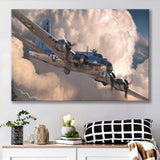 Maiyouweng Jigsaw War Airplane Canvas Prints Wall Art Decor - Painting Canvas, Art Prints, Ready to Hang