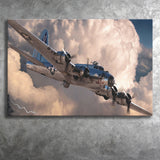 Maiyouweng Jigsaw War Airplane Canvas Prints Wall Art Decor - Painting Canvas, Art Prints, Ready to Hang