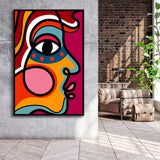 Makasi Abstract Framed Canvas Prints Wall Art Home Decor - Painting Canvas,Black Frame, Ready to hang