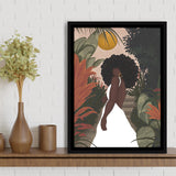 Malizole Framed Canvas Prints Wall Art Home Decor - Painting Canvas,Black Frame, Ready to hang