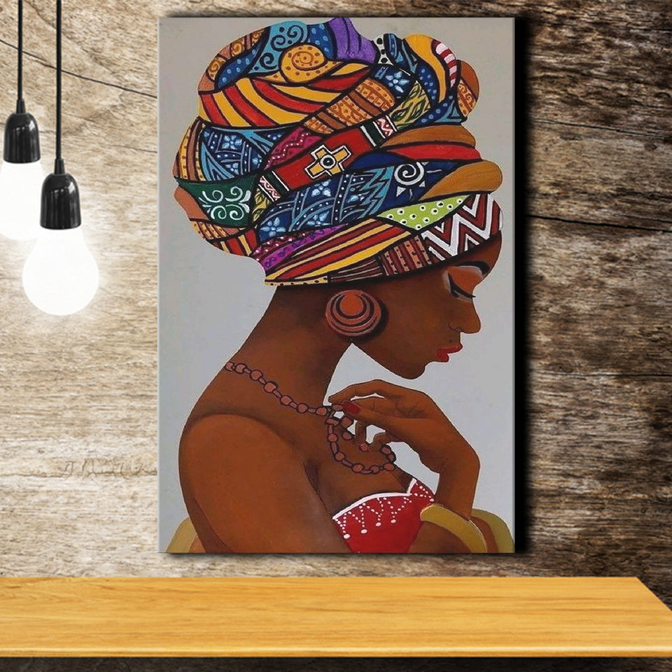 Mama Africa 2 Canvas Prints Wall Art Home Decor - Painting Canvas,Art Prints, Ready to hang