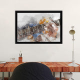 Man Playing Guitar Canvas Wall Art - Painting Canvas, Canvas Prints, Painting Art, Prints for Sale