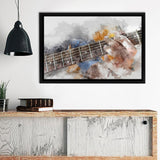 Man Playing Guitar Canvas Wall Art - Painting Canvas, Canvas Prints, Painting Art, Prints for Sale