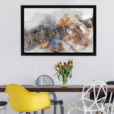 Man Playing Guitar Canvas Wall Art - Painting Canvas, Canvas Prints, Painting Art, Prints for Sale