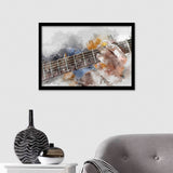 Man Playing Guitar Framed Art Prints - Framed Prints, Painting Prints, Prints for Sale, Framed Picture