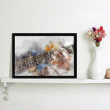Man Playing Guitar Canvas Wall Art - Painting Canvas, Canvas Prints, Painting Art, Prints for Sale