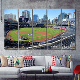 Mlb Stadiums Pro Ballparks Ranked From Worst To Best 5 Pieces Canvas Prints Wall Art Decor - Painting Canvas,Multi Panel,Painting Prints