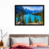Moraine Lake In Banff National Park Framed Art Prints - Framed Prints, Painting Prints, Prints for Sale, Framed Picture
