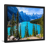 Moraine Lake In Banff National Park Framed Art Prints - Framed Prints, Painting Prints, Prints for Sale, Framed Picture