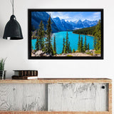 Moraine Lake In Banff National Park Canvas Wall Art - Painting Canvas, Canvas Prints, Painting Art,Prints for Sale