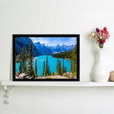 Moraine Lake In Banff National Park Canvas Wall Art - Painting Canvas, Canvas Prints, Painting Art,Prints for Sale