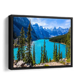 Moraine Lake In Banff National Park Canvas Wall Art - Painting Canvas, Canvas Prints, Painting Art,Prints for Sale