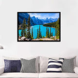 Moraine Lake In Banff National Park Framed Art Prints - Framed Prints, Painting Prints, Prints for Sale, Framed Picture