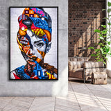 Mother Unity Framed Canvas Prints Wall Art Home Decor - Painting Canvas,Black Frame, Ready to hang