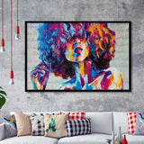 Mysterious Woman Framed Art Prints Wall Decor - Painting Art,Framed Picture,For Sale, Ready to hang