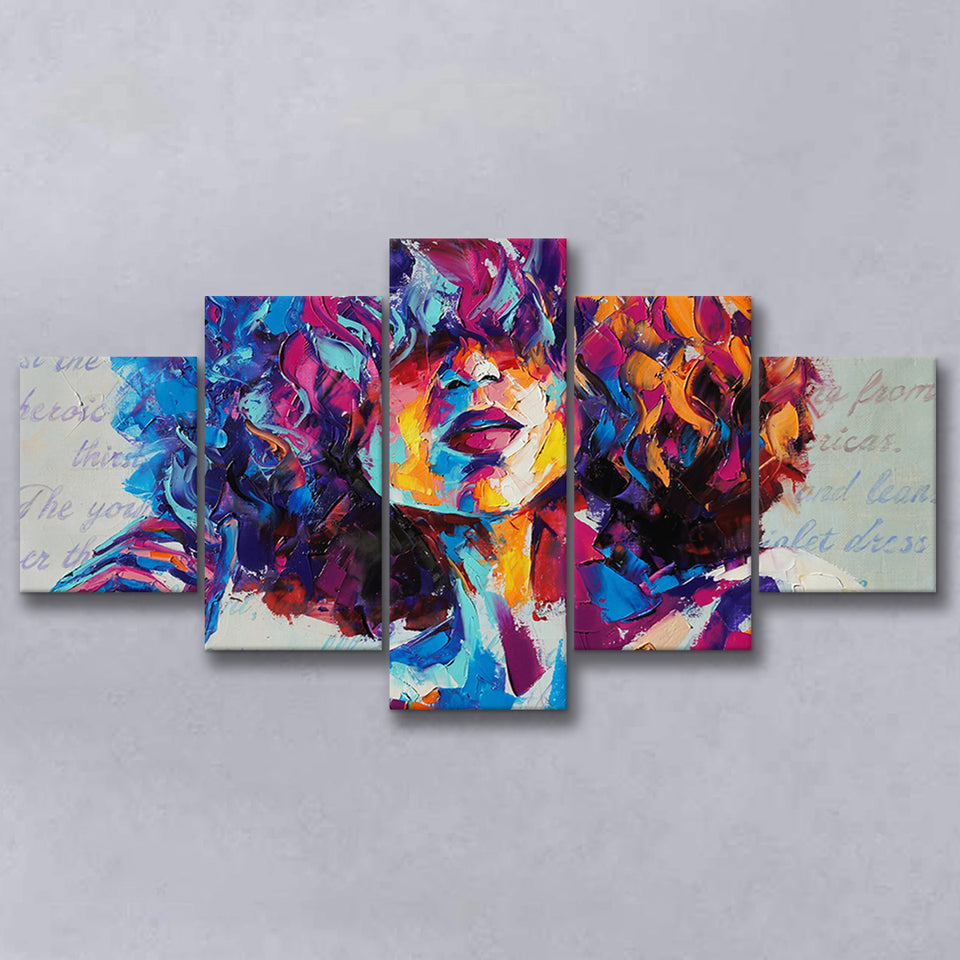 Mysterious Woman Large Canvas Prints Multi Panels Wall Art Prints Home Decor