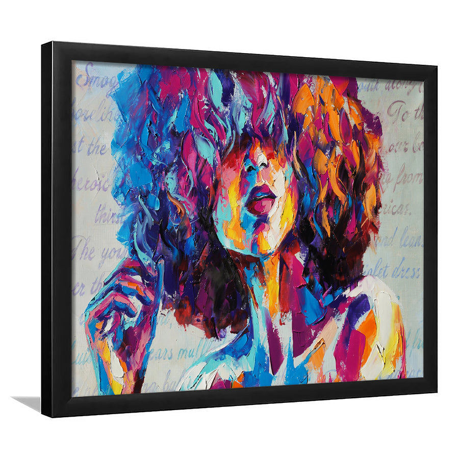 Mysterious Woman Framed Art Prints Wall Decor - Painting Art,Framed Picture,For Sale, Ready to hang