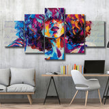 Mysterious Woman Large Canvas Prints Multi Panels Wall Art Prints Home Decor