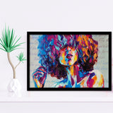 Mysterious Woman Framed Art Prints Wall Decor - Painting Art,Framed Picture,For Sale, Ready to hang
