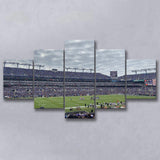 MT Bank Stadium Canvas Prints Baltimore Ravens Wall Art,Multi Panels,Sport Stadium Art Prints, Fan Gift