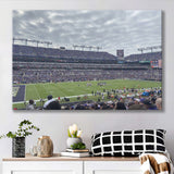 MT Bank Stadium Canvas Prints Baltimore Ravens Wall Art,Sport Stadium Art Prints, Fan Gift, Wall Decor