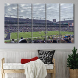 MT Bank Stadium Canvas Prints Baltimore Ravens Wall Art,Multi Panels B,Sport Stadium Art Prints, Fan Gift
