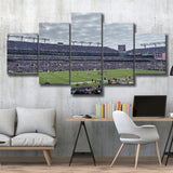 MT Bank Stadium Canvas Prints Baltimore Ravens Wall Art,Multi Panels,Sport Stadium Art Prints, Fan Gift