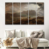 Macbeth By John Martin 5 Pieces B Canvas Prints Wall Art - Painting Canvas, Multi Panels,5 Panel, Wall Decor