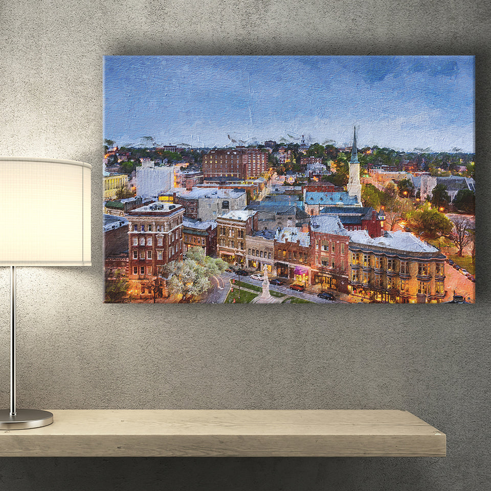 Macon Cityscape Canvas Prints Wall Art Decor - Paiting Canvas, Art Prints, Wall Decor, For Sale