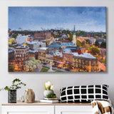 Macon Cityscape Canvas Prints Wall Art Decor - Paiting Canvas, Art Prints, Wall Decor, For Sale