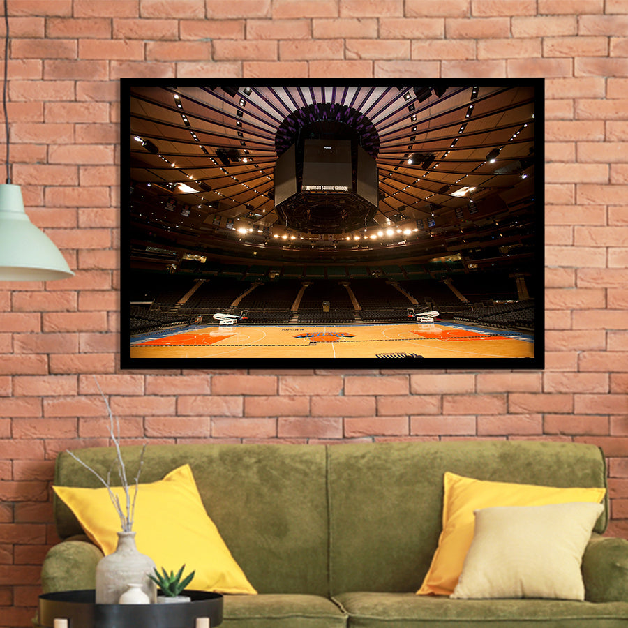 Madison Square Garden, Stadium Canvas, Sport Art, Gift for him, Framed Art Prints Wall Art Decor, Framed Picture