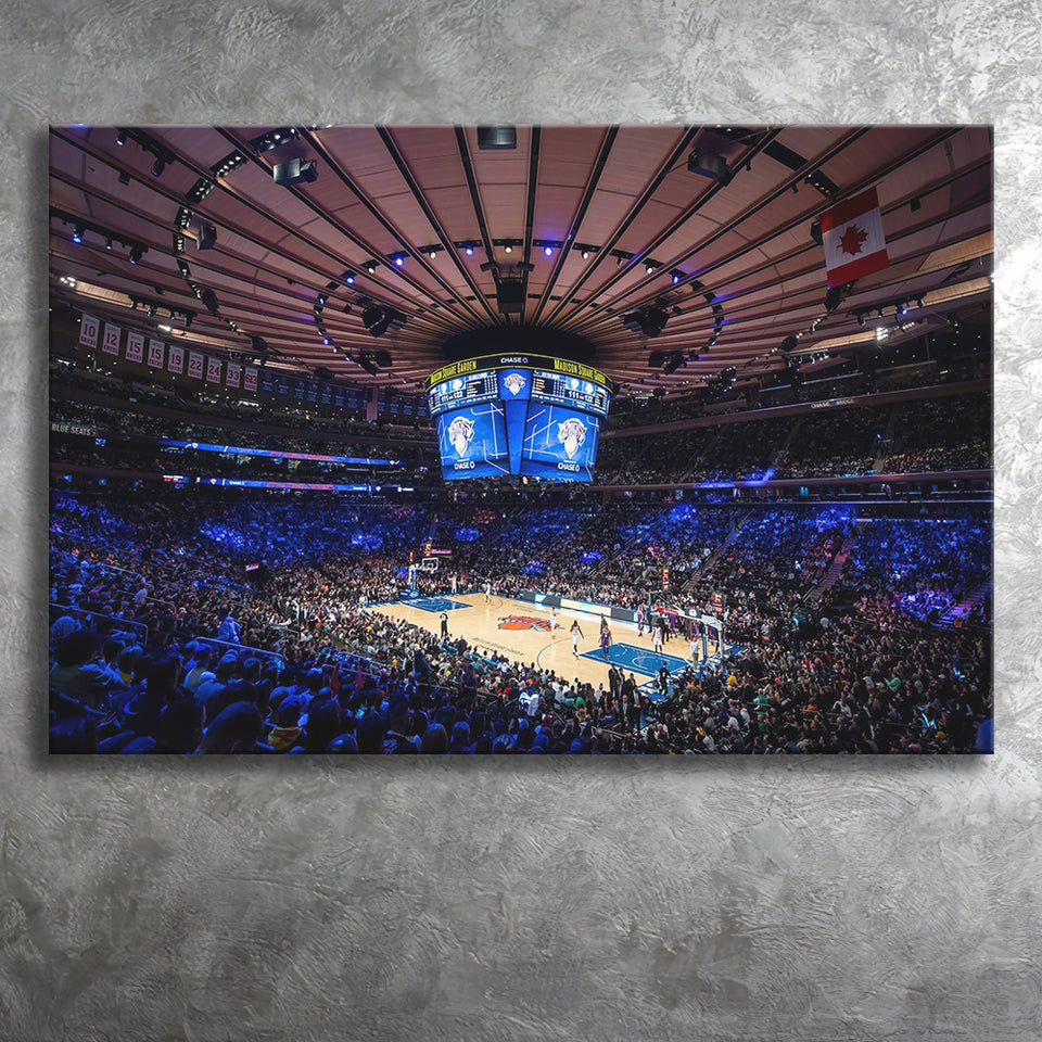 Madison Square Garden Stadium, Stadium Canvas, Sport Art, Gift for him, Fan Gift, Canvas Prints Wall Art Decor