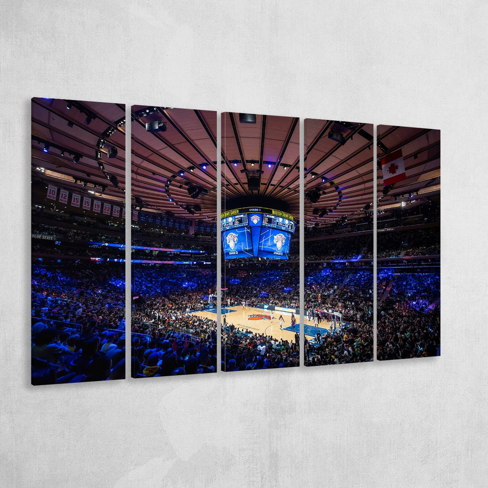 Madison Square Garden Stadium, Stadium Canvas, Sport Art, Gift for him, Multi Panels B, Canvas Prints Wall Art Decor