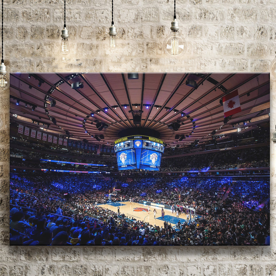 Madison Square Garden Stadium, Stadium Canvas, Sport Art, Gift for him, Fan Gift, Canvas Prints Wall Art Decor
