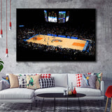Madison Square Garden Wall Art New York Knicks Framed Canvas Prints,Sport Stadium Art Prints, Fan Gift