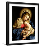 Madonna and Child - Framed Prints, Painting Art, Art Print, Framed Art, Black Frame