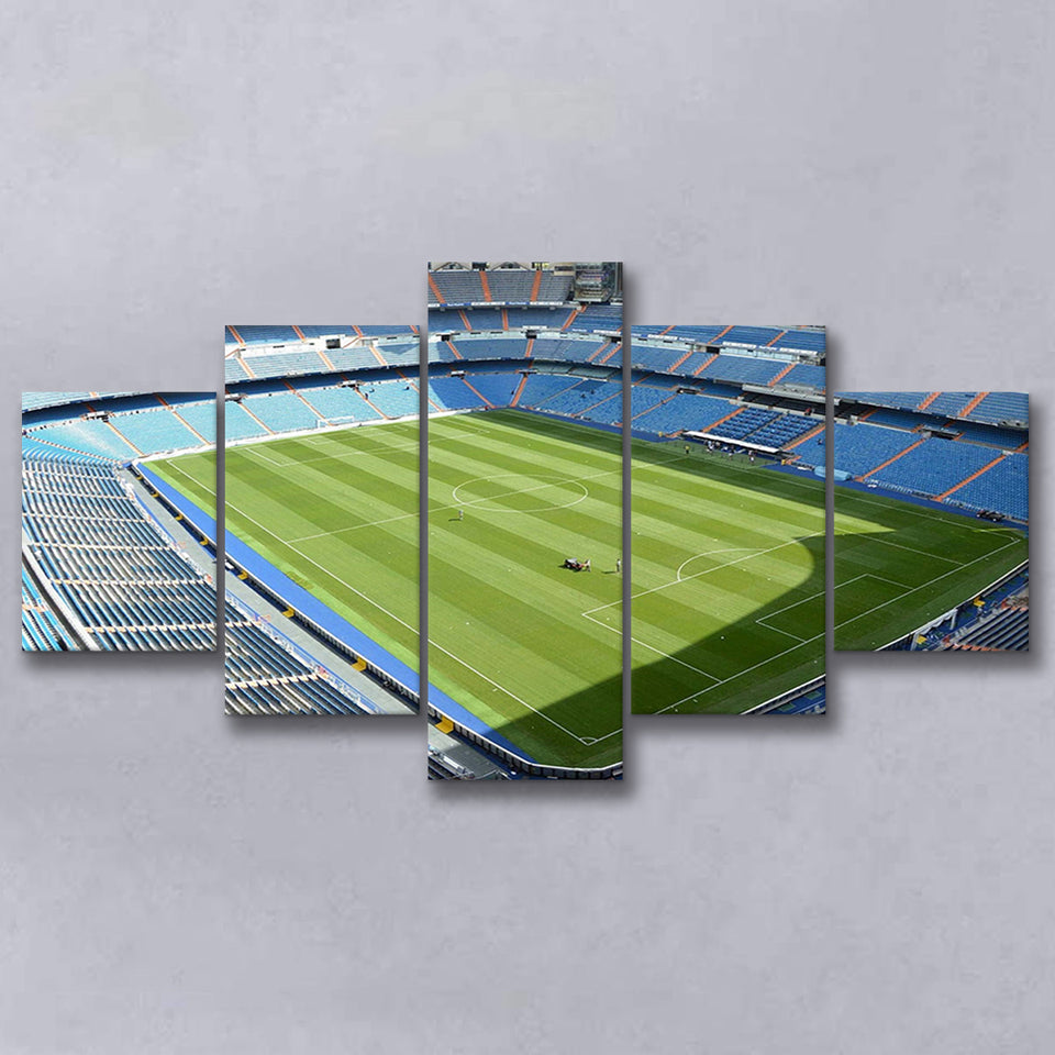 Madrid Stadium Wall Art Santiago Bernabeu Stadium Canvas Prints,Multi Panels,Sport Stadium Art Prints, Fan Gift