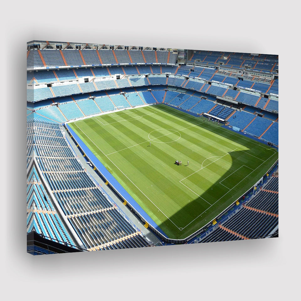 Madrid Stadium Wall Art Santiago Bernabeu Stadium Canvas Prints,Sport Stadium Art Prints, Fan Gift, Wall Decor