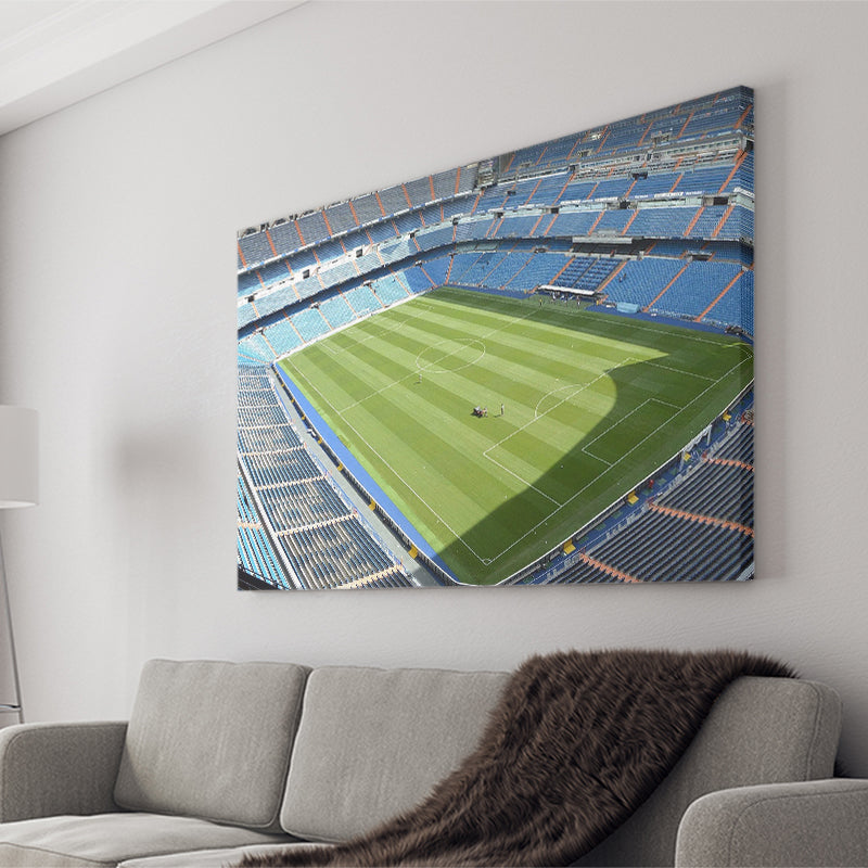 Madrid Stadium Wall Art Santiago Bernabeu Stadium Canvas Prints,Sport Stadium Art Prints, Fan Gift, Wall Decor