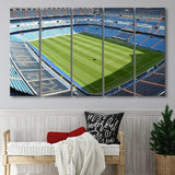 Madrid Stadium Wall Art Santiago Bernabeu Stadium Canvas Prints,Multi Panels B,Sport Stadium Art Prints, Fan Gift