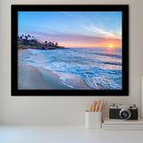 Magnificent sunset in La Jolla California Framed Art Prints Wall Decor - Painting Art, Wall Art, Home Decor