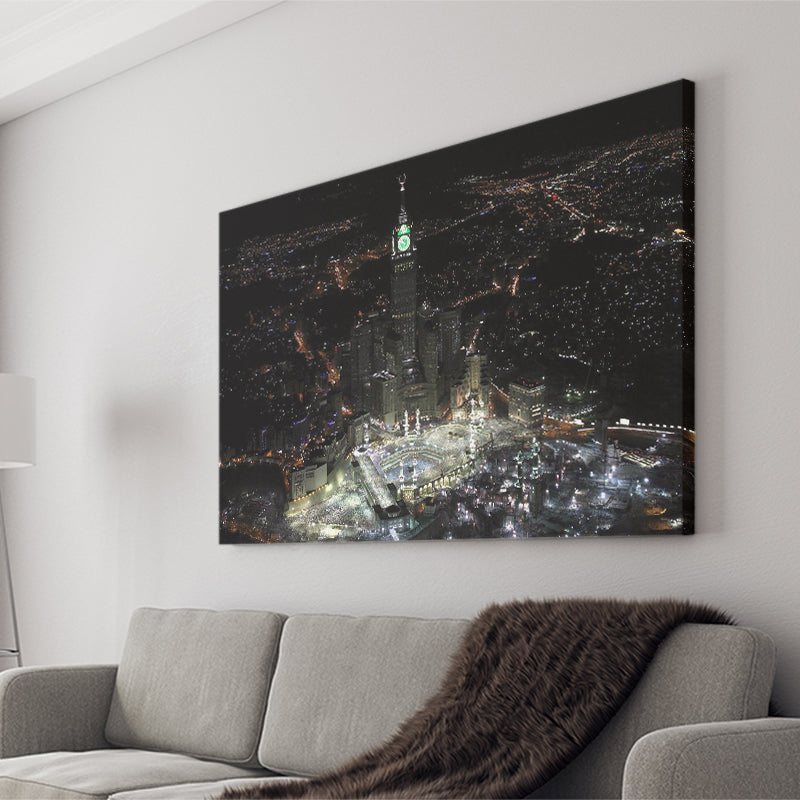 Makkah Clock Tower Canvas Prints Wall Art - Painting Prints, Wall Decor, Art Prints