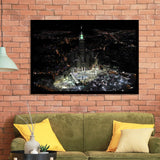 Makkah Clock Tower Framed Art Prints Wall Decor - Painting Prints, Framed Picture