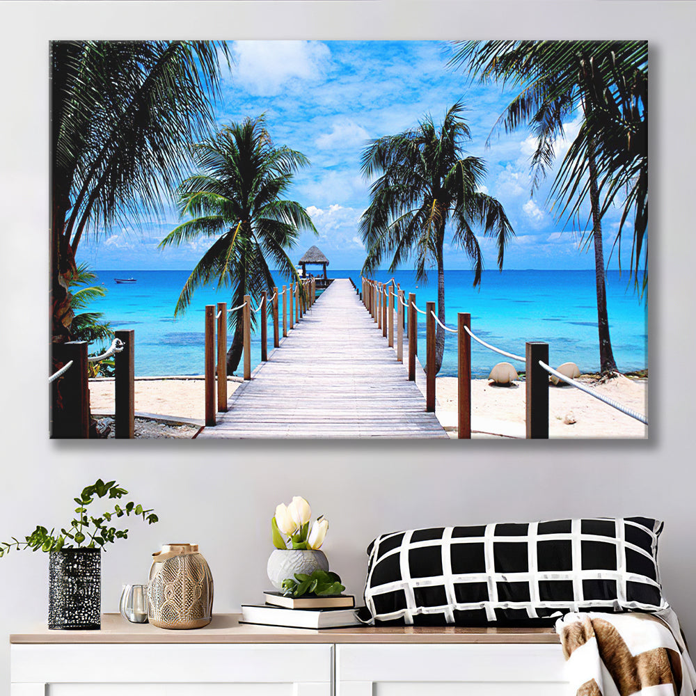 Maldives Vacation Canvas Prints Wall Art - Painting Canvas, Art Prints –  UnixCanvas