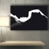 Man And Woman Silhouette Canvas Prints Wall Art - Painting Canvas, Art Prints, Wall Decor, Home Decor, Prints for Sale