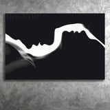 Man And Woman Silhouette Canvas Prints Wall Art - Painting Canvas, Art Prints, Wall Decor, Home Decor, Prints for Sale