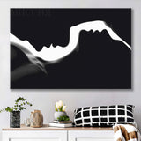Man And Woman Silhouette Canvas Prints Wall Art - Painting Canvas, Art Prints, Wall Decor, Home Decor, Prints for Sale